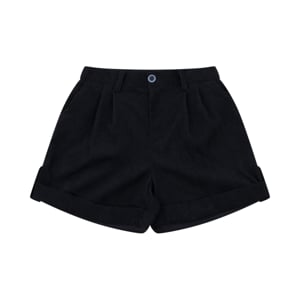 pdc_เบสิโค กางเกงลูกฟูกขาสั้น สำหรับผู้หญิง รุ่น FTHI25Q4LC004 สีดำ
