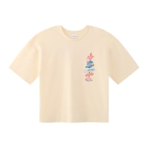 pdc_เบสิโค เสื้อยืดแขนสั้นผู้หญิง รุ่น FASL25Q2LC005 สีเบจ