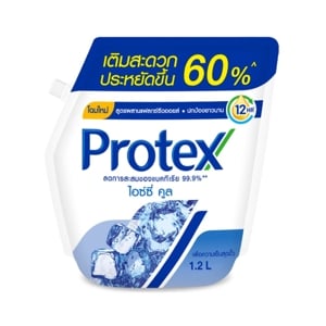 pdc_โพรเทคส์ ครีมอาบน้ำ สูตรไอซ์ซี่ คูล ชนิดเติม 1.2 ล.