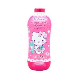 pdc_เซ็นท์แอนดรูว์ แป้งเด็ก สูตร Allantoin กลิ่นซอฟต์ทัช ลายเฮลโลคิตตี้ 500 ก. (สินค้าคละแบบ ไม่สามารถเลือกได้)