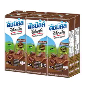 pdc_ดัชมิลล์ ซีเล็คเต็ด นมยูเอชที รสริชช็อกโกแลต 225 มล. x 6 ชิ้น