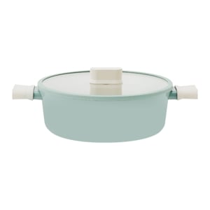 pdc_ล็อกแอนด์ล็อก หม้อสองหูพร้อมฝา รุ่น CSU1242MIT 24 ซม. สีมินต์