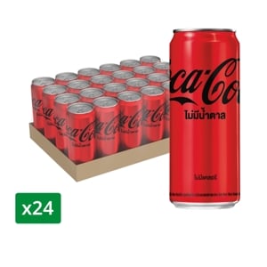 pdc_โค้ก น้ำอัดลม สูตรไม่มีน้ำตาล 325 มล. x 24 ชิ้น