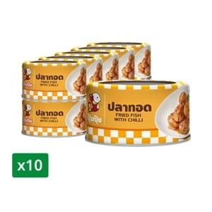 pdc_ปุ้มปุ้ย ปลาทอด รสเผ็ด 90 ก. แพ็ค 10