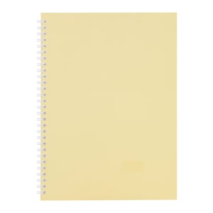 pdc_เบสิโค สมุดโน้ตปกอ่อนสันห่วง มีเส้น ขนาด B5 สีเหลือง