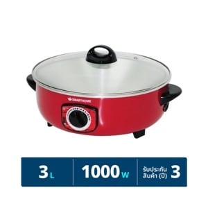 pdc_สมาร์ทโฮม กระทะไฟฟ้า รุ่น SV-EP1000 ขนาด 3 ล. สีแดง