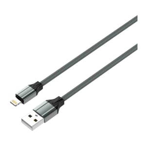 pdc_แอลดีนีโอ สายชาร์จไอโฟน รุ่น LS442(i) สีเทา