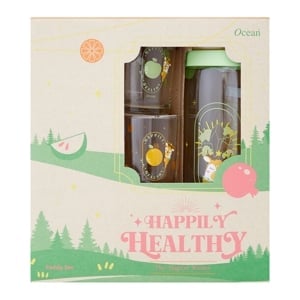 pdc_โอเชี่ยน ชุดเหยือกน้ำและแก้วน้ำ Happily Healthy 5 ใบ
