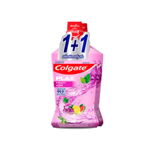 pdc_คอลเกตพลัส น้ำยาบ้วนปาก กลิ่นฟรุตตี้ 750 มล. แพ็ค 2