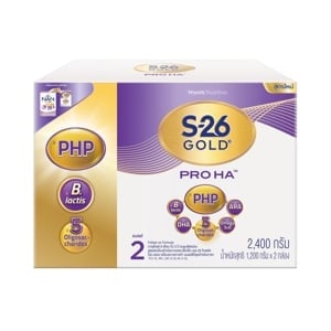 pdc_เอส-26 โกลด์ โปร เอชเอ 2 นมผงดัดแปลงสูตรต่อเนื่องสำหรับทารกและเด็กเล็ก อายุตั้งแต่ 6 เดือน - 3ปี 2400 ก.