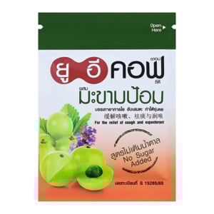 pdc_ยูอีคอฟ ยาอมสมุนไพรผสมมะขามป้อม สูตรไม่มีน้ำตาล 18 ก.