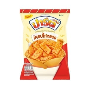 pdc_ปาร์ตี้ ขนมทอดกรอบเคลือคาราเมล กลิ่นเครปไก่หยอง 48 ก.