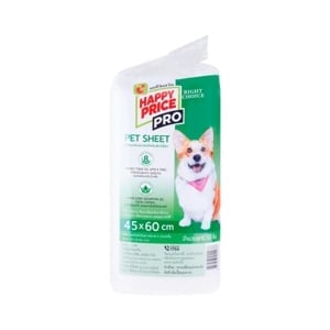 pdc_บิ๊กซี แฮปปี้ ไพรซ์ โปร แผ่นรองซับอนามัยสำหรับสัตว์เลี้ยง ขนาด 45x60 ซม. แพ็ค 50