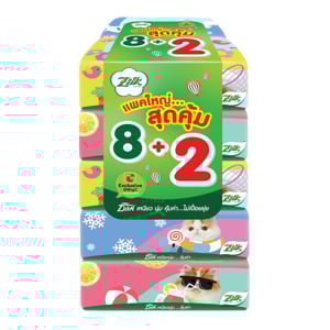 pdc_ซิลค์ กระดาษเช็ดหน้า ซอฟท์แพ็ค หนา 2 ชั้น แพ็ค 8+2 pcs.