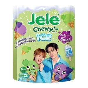 pdc_เจเล่ ชิววี่ เยลลี่ ไอซ์ กลิ่นแอปเปิ้ลซอร์เบท และองุ่นเคียวโฮซอร์เบท 108 ก.