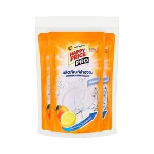 pdc_บิ๊กซี แฮปปี้ ไพรซ์ โปร น้ำยาล้างจาน กลิ่นส้มเลมอน 500 มล. แพ็ค 3