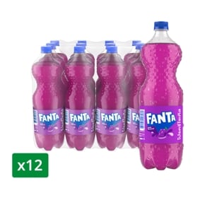 pdc_แฟนต้า น้ำอัดลม น้ำองุ่นป๊อบ 1.5 ล. x 12 ชิ้น