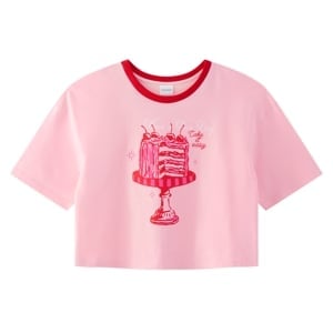 pdc_เบสิโค เสื้อยืดผู้หญิง รุ่น FASL25Q1LC0017 สีชมพู