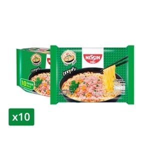 pdc_นิสชิน บะหมี่กึ่งสำเร็จรูป หมูสับ 60 ก. แพ็ค 10