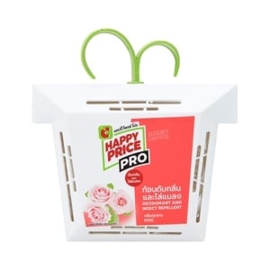 pdc_บิ๊กซี แฮปปี้ ไพรซ์ โปร ก้อนดับกลิ่นและไล่แมลง กลิ่นกุหลาบ 100 ก.