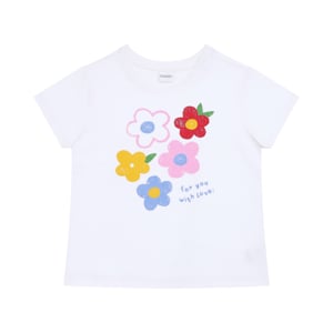 pdc_เบสิโค เสื้อยืดเด็กหญิง สีขาว