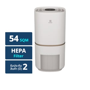 pdc_อีเลคโทรลักซ์ เครื่องฟอกอากาศ รุ่น Ultimate Home 500 สำหรับห้องขนาด 54 ตร.ม. สี Shell White