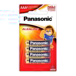 pdc_พานาโซนิค ถ่านอัลคาไลน์ 1.5V ขนาด AAA x 6 ก้อน