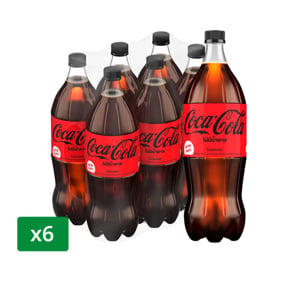 pdc_โค้ก น้ำอัดลม สูตรไม่มีน้ำตาล 1.95 ล. x 6 ชิ้น