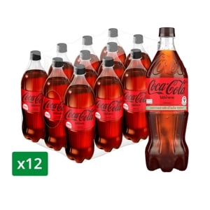 pdc_โค้ก น้ำอัดลม สูตรไม่มีน้ำตาล 1 ล. x 12 ชิ้น
