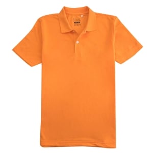 pdc_โคฟ เสื้อโปโลสีพื้น สีส้ม
