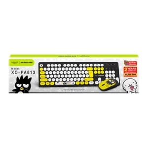 pdc_แอนิเทค ชุดเมาส์คีย์บอร์ดไร้สาย แบดแบตซ์มารุ รุ่น XO-PA813-BK สีดำ