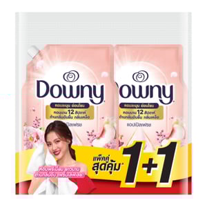 pdc_ดาวน์นี่ น้ำยาปรับผ้านุ่มสูตรเข้มข้น กลิ่นหอมแอปเปิ้ลเฟรช 1 ล. x 2 ชิ้น