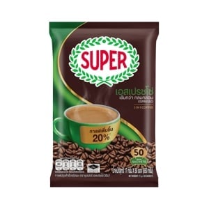 pdc_ซุปเปอร์กาแฟ กาแฟ 3 อิน 1 เอสเปรสโซ่ 17 ก. x 50 ชิ้น