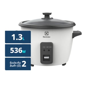 pdc_อีเลคโทรลักซ์ หม้อหุงข้าว รุ่น E2RC1-220W ขนาด 1.3 ล. สีขาว