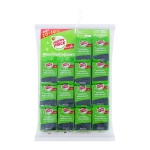 pdc_บิ๊กซี แฮปปี้ ไพรซ์ ฟองน้ำใยขัด แพ็ค 20+10 ชิ้น