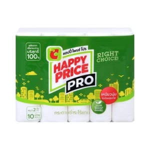 pdc_บิ๊กซี แฮปปี้ ไพรซ์ โปร กระดาษชำระไร้แกน แพ็ค 10 ม้วน