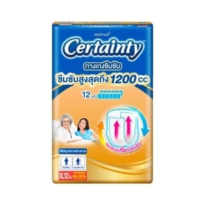 pdc_เซอร์เทนตี้ กางเกงโกลด์แพ้นส์ ผ้าอ้อมผู้ใหญ่ ขนาด XL แพ็ค 12 ชิ้น