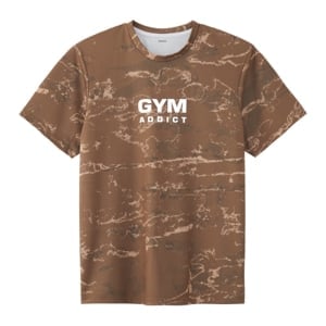 pdc_เบสิโค เสื้อยืดผู้ชาย รุ่น FFDM24Q4MS001 สีน้ำตาล