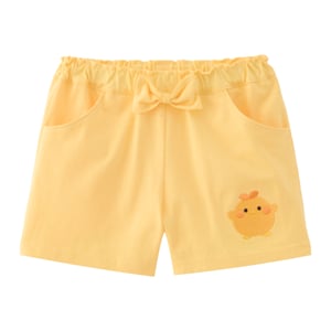 pdc_เบสิโค กางเกงขาสั้น สำหรับเด็กผู้หญิง รุ่น BKAS2510TG08 สีเหลือง