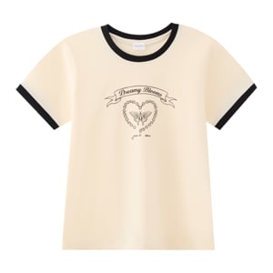pdc_เบสิโค เสื้อยืด สำหรับผู้หญิง รุ่น FASL25Q4LC031 สีเบจ