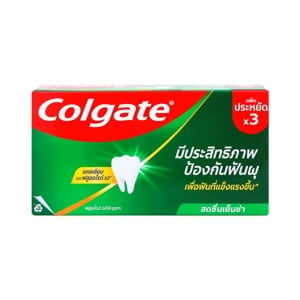 pdc_คอลเกต ยาสีฟัน รสสดชื่นเย็นซ่า 150 ก. แพ็ค 3