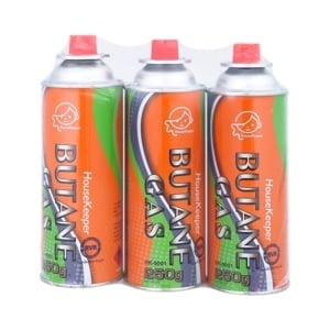 pdc_เฮ้าส์คีพเปอร์ แก๊สกระป๋อง รุ่น HK-9001 250 ก. แพ็ค 3