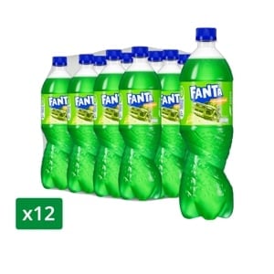 pdc_แฟนต้า น้ำอัดลม น้ำเขียว 1 ล. x 12 ชิ้น