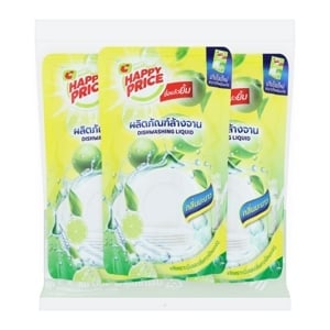 pdc_บิ๊กซี แฮปปี้ ไพรซ์ น้ำยาล้างจาาน กลิ่นมะนาว 400 มล. แพ็ค 3