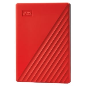 pdc_ดับบลิวดี มายพาสปอร์ต เอ็กเทอนอล ฮาร์ดดิสก์ รุ่น WDBYVG0010BRD-WESN ขนาด 1TB สีแดง