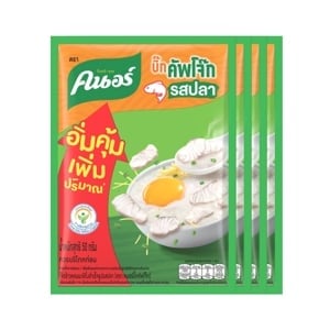 pdc_คนอร์ บิ๊กคัพโจ๊กแบบซอง รสปลา 50 ก. แพ็ค 4