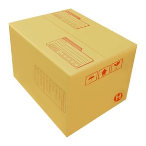 pdc_บิ๊กซี กล่องไปรษณีย์ ขนาด H สีน้ำตาล