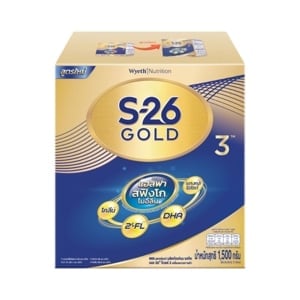 pdc_เอส-26 โกลด์ โปรเกรส สูตร 3 ผลิตภัณฑ์นมผง รสจืด 1500 ก.