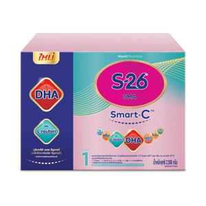 pdc_เอส-26 เอส เอ็ม เอ สมาร์ท-ซี นมผงดัดแปลงสำหรับทารก อายุแรกเกิด-1 ปี ช่วงวัยที่ 1 2,500 ก.