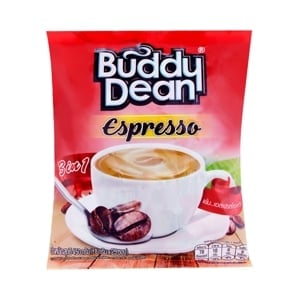 pdc_บัดดี้ดีน ทรีอินวัน เอสเปรสโซ่ กาแฟปรุงสำเร็จชนิดผง 18 ก. แพ็ค 25